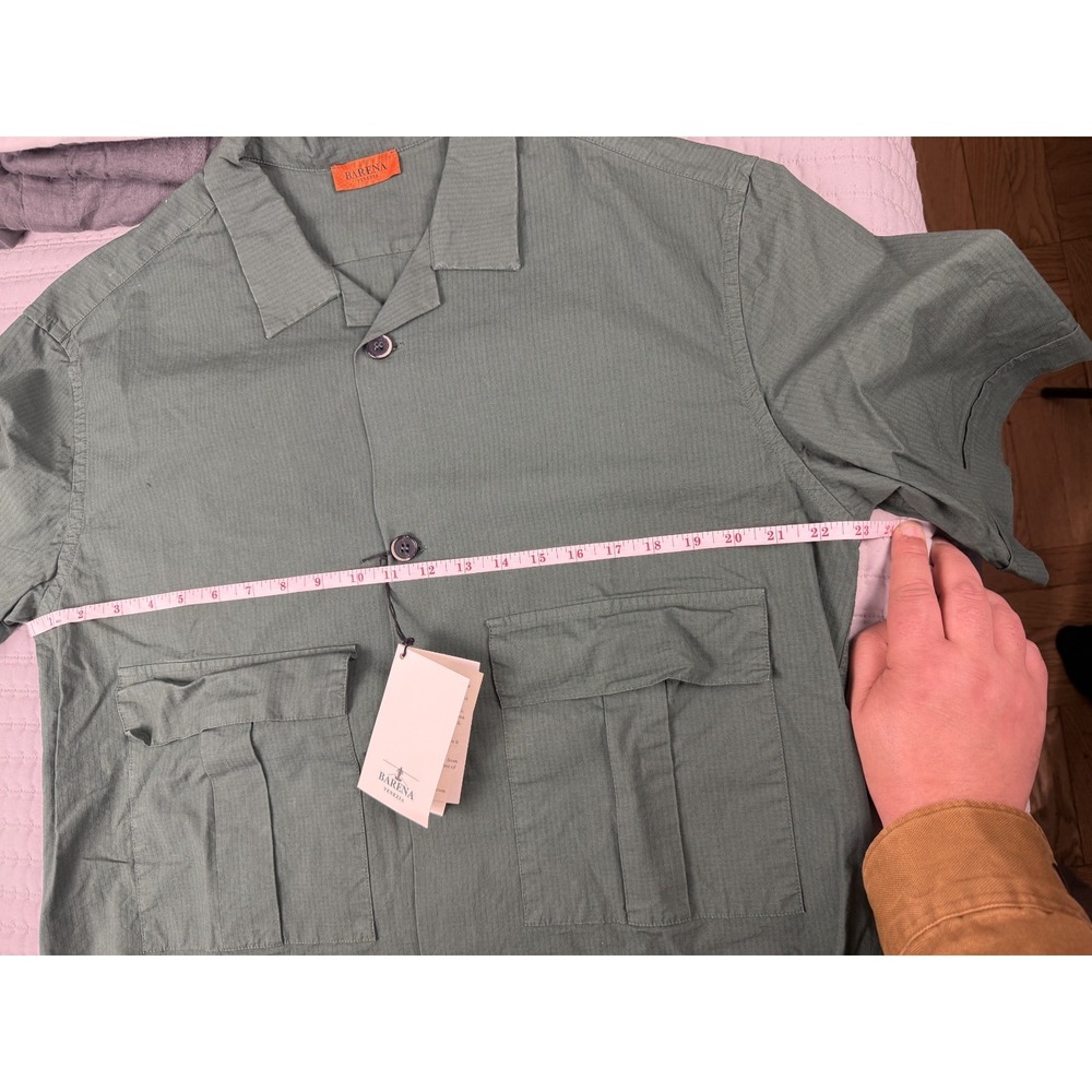 BARENA VENEZIA MARIO ALGA VENTURA OVERSHIRT SIZE IT48/ US M RETAIL 515$ - Picture 5 of 5